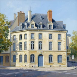 nantes, painted by dimitri armand