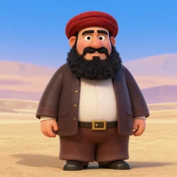 saddam hussein as a pixar disney character from up ( 2 0 0 9 ), unreal engine, octane render, 3 d render, photorealistic