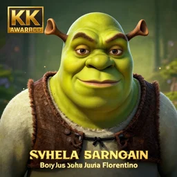 shrek, portrait, by justine florentino, fantasy art, photo realistic, dynamic lighting, artstation, poster, volumetric lighting, very detailed face, 8 k, award winning