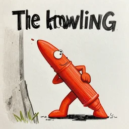 the howling crayon by tim jacob's