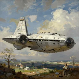 detailed cinematic wide shot of world spaceship, ultra realistic, spring light, painting by gaston bussiere, craig mullins, j. c. leyendecker