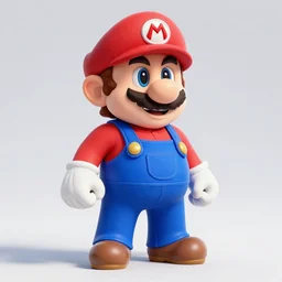 mario in the style of hr giger
