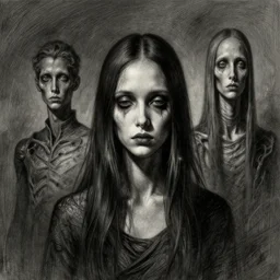 do i look lonely, i see the shadows on my face, people have told me i don't look the same, horrifying artwork by nekro, borja, syd mead, zdislaw cosmic horror charcoal artwork, surreal existentialism