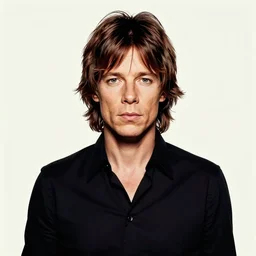 individual young mick jagger silk screen butcher billy style