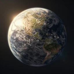 3 d render, sunlight study, the universe is a spheroid region 7 0 5 meters in diameter, art nouveau, by martin johnson heade and ( ( ( ( ( lisa frank ) ) ) ) ), 8 k, sharp focus, octane render