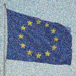 a flag for a communist European Union,