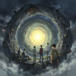 greg manchess concept art of a the loopring dimension, key visual, ambient lighting, highly detailed, digital painting, artstation, concept art, sharp focus, by makoto shinkai and akihiko yoshida and hidari and wlop and greg rutkowski