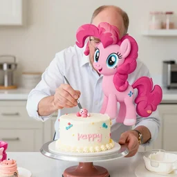 walter white making cakes with pinkie pie