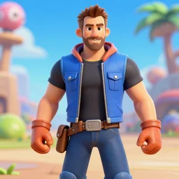 ryan reynolds as a character in super smash bros. ultimate, 3 d render, official render
