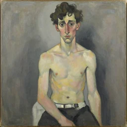 a painting by lucien freud