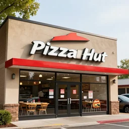 ⛩ close to pizza hut, outside