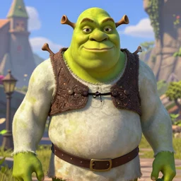 Shrek is Trollface, hyperdetailed, artstation, cgsociety, 8k
