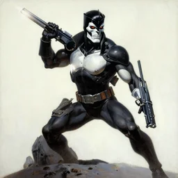 variation , frank frazetta death dealer oil painting