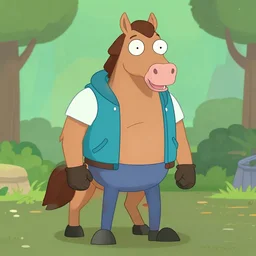 bojack horseman as a team fortress character