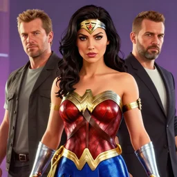 highly detailed portrait, wonder woman, in gta v, stephen bliss, unreal engine, fantasy art by greg rutkowski, loish, rhads, ferdinand knab, makoto shinkai and lois van baarle, ilya kuvshinov, rossdraws, tom bagshaw, global illumination, radiant light, detailed and intricate environment