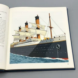 a dk cutaway book about the titanic illustrated by moebius - n 4