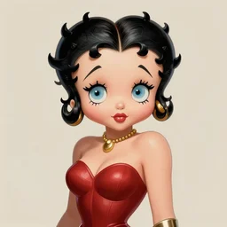portrait of a beautiful betty boop, intricate, elegant, highly detailed, ray tracing, digital painting, artstation, concept art, smooth, sharp focus, illustration, art by artgerm and greg rutkowski, 8 k