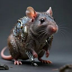 photo taken of an epic intricate, ultra detailed, super realistic futuristic alien rat, creature created by weta workshop, portrait, photorealistic, sharp focus, f 1. 4