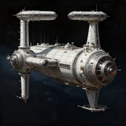 A space station in the style of H. R. Giger, realistic painting, high definition, digital art, matte painting, very detailed, realistic