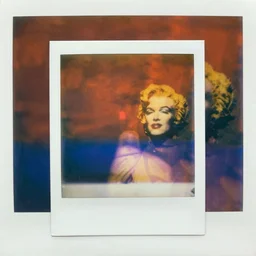 expired polaroid of unknown things, scratches, light leaks, in the style of rothko and pollock and warhol