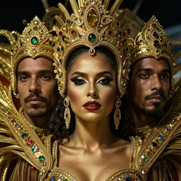 photography of brazilian carnaval queen by istvan sandorfi & thomas eakes & xiang duan, perfect facial symmetry, dim volumetric cinematic lighting, photography, 8 k octane comprehensive render, post - processing, extremely hyper - detailed, intricate, lifelike texture, epic composition, masterpiece, stunning,