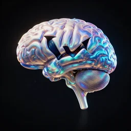 iridescent human brain melting, highly detailed, esports logo. by wlop, tooth wu, alena aenami, beeple