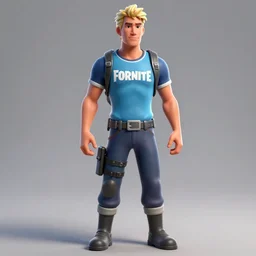 jeffrey epstein as a fortnite skin. 3 d model. concept art. 8 k resolution