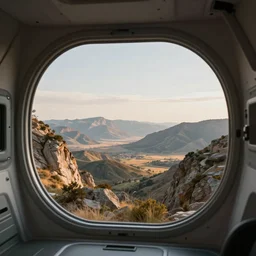 a very comfy space pod, no windows