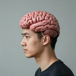 a guy with a small brain