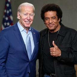 joe biden with johnny cash