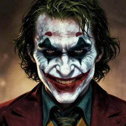 dark joker face comic, fantasy, highly detailed, art by sean phillips and alex mac