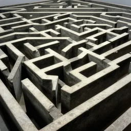 a maze photographed by berne becher and hilla becher