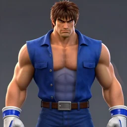 screenshot of dwigh schrute in tekken 3 ( 1 9 9 6 ),