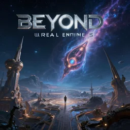 beyond infinity, unreal engine 5, trending on art, fantasy, space,