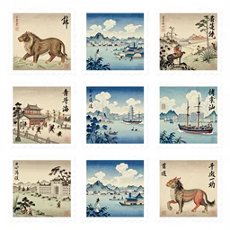 beautiful postage stamp, polyptych, animal, architecture, battle, bijinga, calligraphy, capriccio, caricature, cityscape, cloudscape, design, digital, figurative, genre, graffiti, history, icon, illustration, installation, interior, jewelry, landscape, literary, manga, marina, miniature, mural, mythological