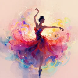 💃🌺, lyrical abstraction, artstation,