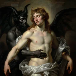 god betrays humanity, joins forces with satan, neoclassical art