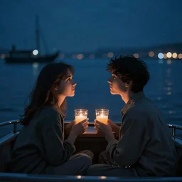 We've always been like strangers like boats passing in the night, no borders, high quality, 8k, trending on Artstation, beautiful, surreal