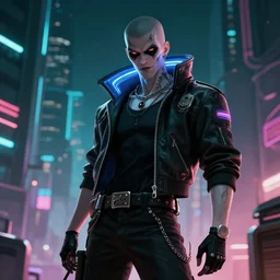 cyberpunk villain character