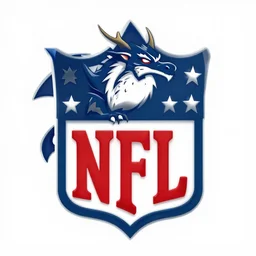 NFL sports logo of a wizard dragon