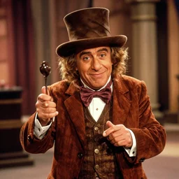film still of Danny Devito as an Oompa Loompa in Willy Wonka and the Chocolate Factory 1971