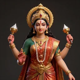 portrait of hindu goddess, hindu art style, concept art, cgsociety, octane render, trending on artstation, artstationHD, artstationHQ, unreal engine, 4k, 8k