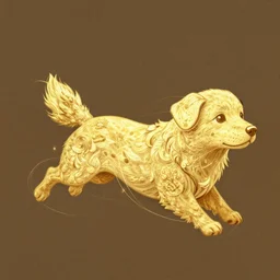 a cute magical flying dog, fantasy art drawn by disney concept artists, golden colour, high quality, highly detailed, elegant, sharp focus, concept art, character concepts, digital painting, mystery, adventure