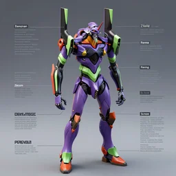 vitruvian mecha, isometric concept gundam macross evangelion, detailed hatching, diagram specifications notations, by alex pardee, 3 d cg, octane rendered, futuristic, 2 k aesthetic, 4 k, highly saturated colors