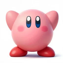 Kirby (From Nintendo), trending on artstation, ultra detailed, 8k, character illustration by Greg Rutkowski, Thomas Kinkade.