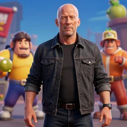 bruce willis, octane render, detailed, brawl stars, unreal engine 5, cinema 4 d cinematic, artstation, greg rutkowski