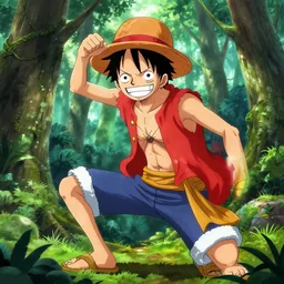 luffy deep forest