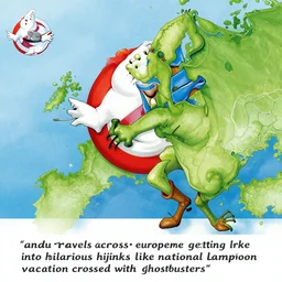 “ andu travels across europe getting into hilarious hijinks like national lampoon vacation crossed with ghostbusters ”