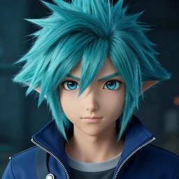 photo realistic image of aqua!!! from kingdom hearts!!!, stunning 3 d render inspired art by istvan sandorfi and greg rutkowski, perfect facial symmetry, realistic, highly detailed attributes and atmosphere, dim volumetric cinematic lighting,