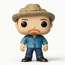 full body 3d render of vincent van Gogh as a funko pop, studio lighting, white background, blender, trending on artstation, 8k, highly detailed